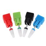 Maxbell Set of 4Pcs Electric Ceramic Nail Drill Bit Manicure Pedicure Grinding Tools