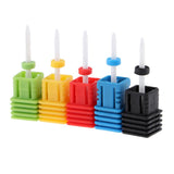 Set of 5Pcs Electric Ceramic Nail Drill Bit Manicure Pedicure Grinding Tools