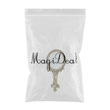 Maxbell Travel Portable Handheld Vanity Makeup Mirror Home Salon Girls Gift Bronze