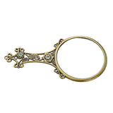 Maxbell Travel Portable Handheld Vanity Makeup Mirror Home Salon Girls Gift Bronze