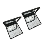 Maxbell 2Pcs Empty Makeup Palette for Eyeshadow Blusher Concealer Cosmetic DIY Plate