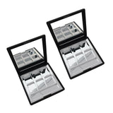 Maxbell 2Pcs Empty Makeup Palette for Eyeshadow Blusher Concealer Cosmetic DIY Plate