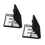 Maxbell 2Pcs Empty Makeup Palette for Eyeshadow Blusher Concealer Cosmetic DIY Plate