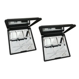 Maxbell 2Pcs Empty Makeup Palette for Eyeshadow Blusher Concealer Cosmetic DIY Plate