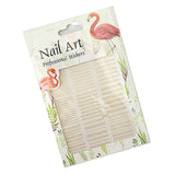 Maxbell 3D Golden Metallic Nail Art Stickers Decals Self-ahesive Tips Decorations 2