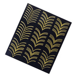Maxbell 3D Golden Metallic Nail Art Stickers Decals Self-ahesive Tips Decorations 3
