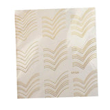 Maxbell 3D Golden Metallic Nail Art Stickers Decals Self-ahesive Tips Decorations 5