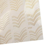 Maxbell 3D Golden Metallic Nail Art Stickers Decals Self-ahesive Tips Decorations 5