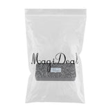 Maxbell Double Color Shimmer Glitter Eyeshadow Powder Palette with Brush Bare Brown