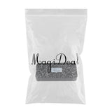 Maxbell Double Color Shimmer Glitter Eyeshadow Powder Palette with Brush Grey Moving Heartstring