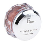 Maxbell 8 Jars Portable Beauty Eye Shadow Makeup Palette Shimmer Highlighter Set 05