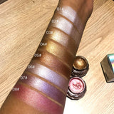 Max 8 Jars Portable Beauty Eye Shadow Makeup Palette Shimmer Highlighter Set 07