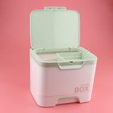 Max Multipurpose First Aid Nail Art & Makeup Supply Case Storage Organizer Box Light Green
