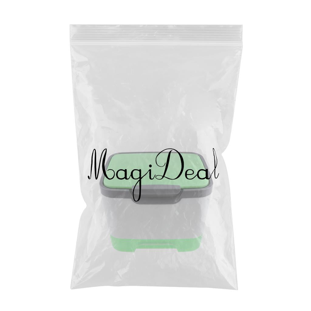 Max Hand-Held Makeup Case Versatile Storage Box Toiletry Case With Mirror Green