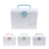 Max Multi-Use Medicine Art Supplies Organizer Box Makeup Storage Case Pink