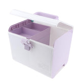 Max Multi-Use Medicine Art Supplies Organizer Box Makeup Storage Case Purple