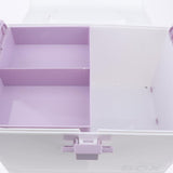 Max Multi-Use Medicine Art Supplies Organizer Box Makeup Storage Case Purple