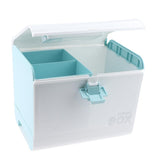 Max Multi-Use Medicine Art Supplies Organizer Box Makeup Storage Case Blue