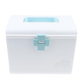 Max Multi-Use Medicine Art Supplies Organizer Box Makeup Storage Case Blue