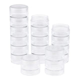 Max 18x Empty Plastic Storage Box Beads Pills Storage Container w/ Screw Lids