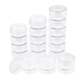 Max 18x Empty Plastic Storage Box Beads Pills Storage Container w/ Screw Lids