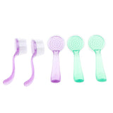 Max 5Pcs Nail Art Dust Cleaning Brushes Manicure Pedicure Nails Washing Brush