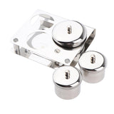 Max 3 Bottles Sanitizer Disinfectant Jar for Hair Nail Tools Sanitizing with Lid