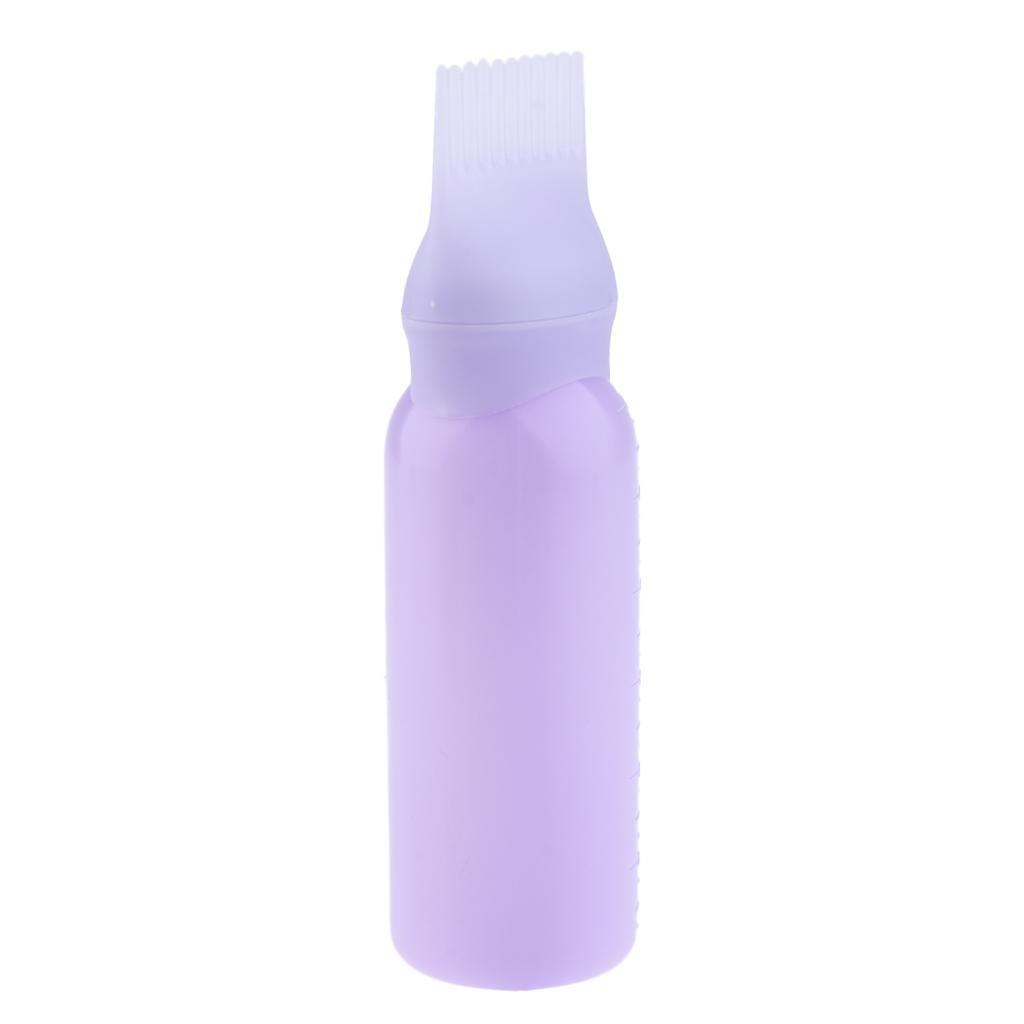Maxbell Empty Hair Dye Applicator Dispensing Brush Salon Coloring Bottle 60ml Purple - Aladdin Shoppers