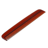 Salon Hair Cutting Styling Fine Tooth Comb PVC Beard Grooming Comb Brown