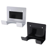 Maxbell Portable Wall Mount Hair Dryer Rack Holder w/ Hook for Universal Hair Dryer Silver