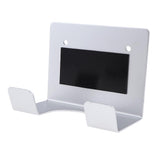 Maxbell Portable Wall Mount Hair Dryer Rack Holder w/ Hook for Universal Hair Dryer Silver