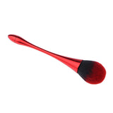 Maxbell 8.1' Super Soft Fluffy Loose Powder Brush Blush Makeup Beauty Tool Red