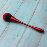 Maxbell 8.1' Super Soft Fluffy Loose Powder Brush Blush Makeup Beauty Tool Red
