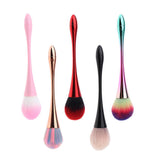 Maxbell 8.1' Super Soft Fluffy Loose Powder Brush Blush Makeup Beauty Tool Red