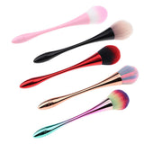 Maxbell 8.1' Super Soft Fluffy Loose Powder Brush Blush Makeup Beauty Tool Red