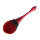 Maxbell 8.1' Super Soft Fluffy Loose Powder Brush Blush Makeup Beauty Tool Red