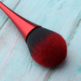 Maxbell 8.1' Super Soft Fluffy Loose Powder Brush Blush Makeup Beauty Tool Red