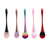 Maxbell 8.1' Super Soft Fluffy Loose Powder Brush Blush Makeup Beauty Tool Red