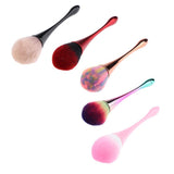 Maxbell 8.1' Super Soft Fluffy Loose Powder Brush Blush Makeup Beauty Tool Red