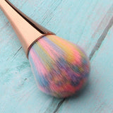 Maxbell 8.1' Super Soft Fluffy Loose Powder Brush Blush Makeup Beauty Tool Rose Gold