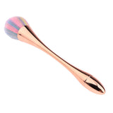 Maxbell 8.1' Super Soft Fluffy Loose Powder Brush Blush Makeup Beauty Tool Rose Gold