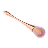 Maxbell 8.1' Super Soft Fluffy Loose Powder Brush Blush Makeup Beauty Tool Rose Gold