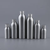 2Pcs Aluminum Empty Refillable Cream Lotion Bottle Travel Shampoo Container