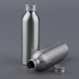 2pcs Empty Aluminum Bottle Cosmetic Storage Container Dispenser Bottle 150ml