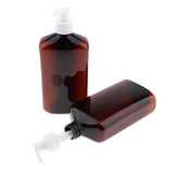 Max 2pcs PET Empty Spray Pump Bottle refillable Cosmetic Bottles White Pump Head