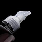 Max 2pcs PET Empty Spray Pump Bottle refillable Cosmetic Bottles Clear Pump Head