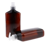 Max 2pcs PET Empty Spray Pump Bottle refillable Cosmetic Bottles Clear Pump Head
