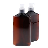 Max 2pcs PET Empty Spray Pump Bottle refillable Cosmetic Bottles Clear Pump Head