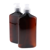 Max 2pcs PET Empty Spray Pump Bottle refillable Cosmetic Bottles Clear Pump Head