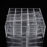 Maxbell Lipstick Organizer Lipgloss Holder Rotating Tower Acrylic Display Rack Clear